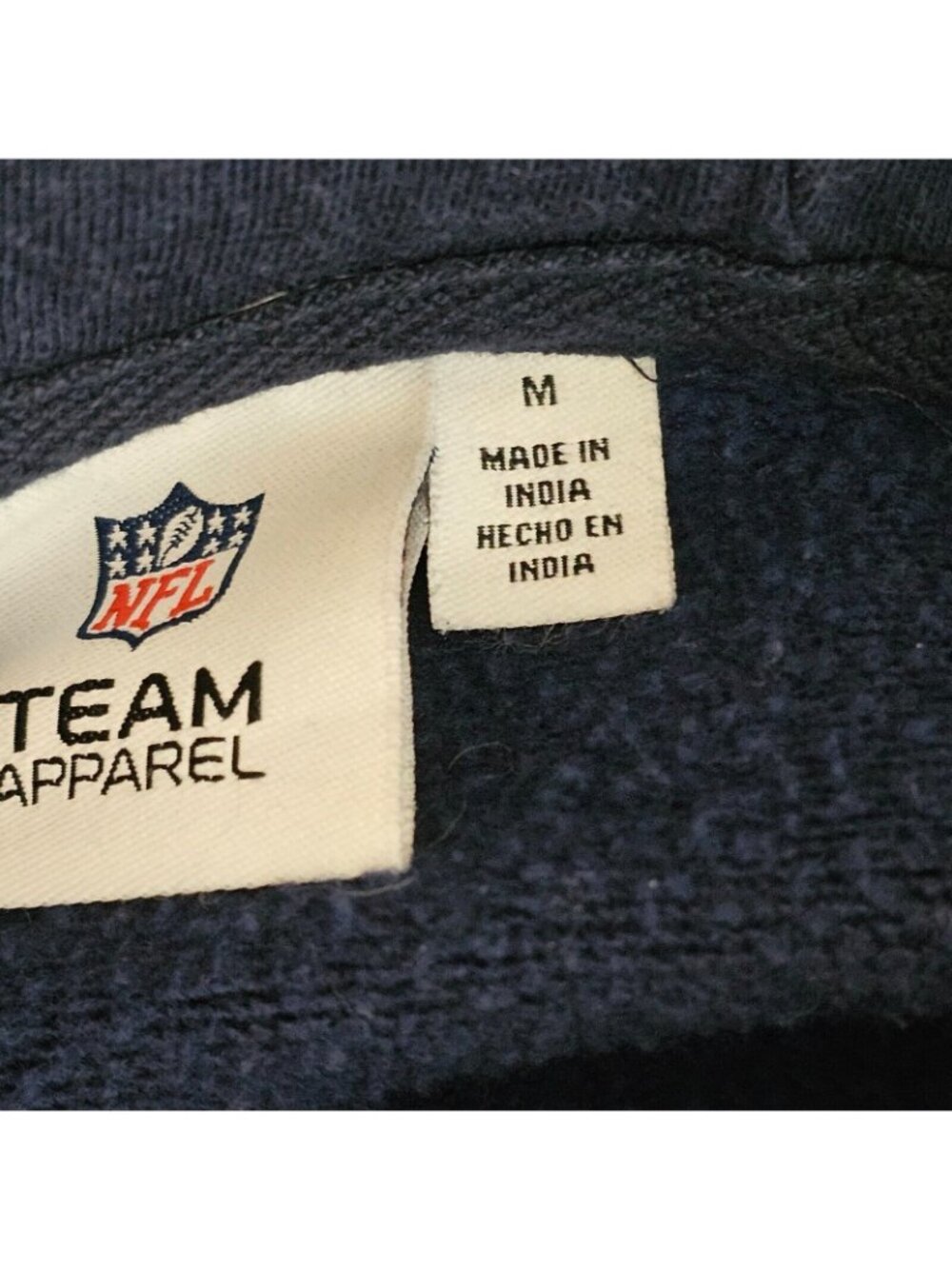 Dallas Cowboys Hoodie Mens M Blue NFL Team Apparel Pullover Football - Picture 6 of 11
